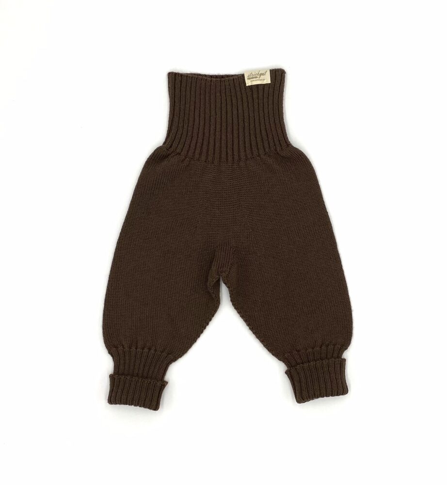 Gestrickte Babyhose mit weichem Bund zum Mitwachsen ideal ab der Geburt bis Größe 18- 24 Monate.